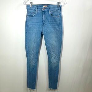 Mother The looker ankle fray jeans size 25.
